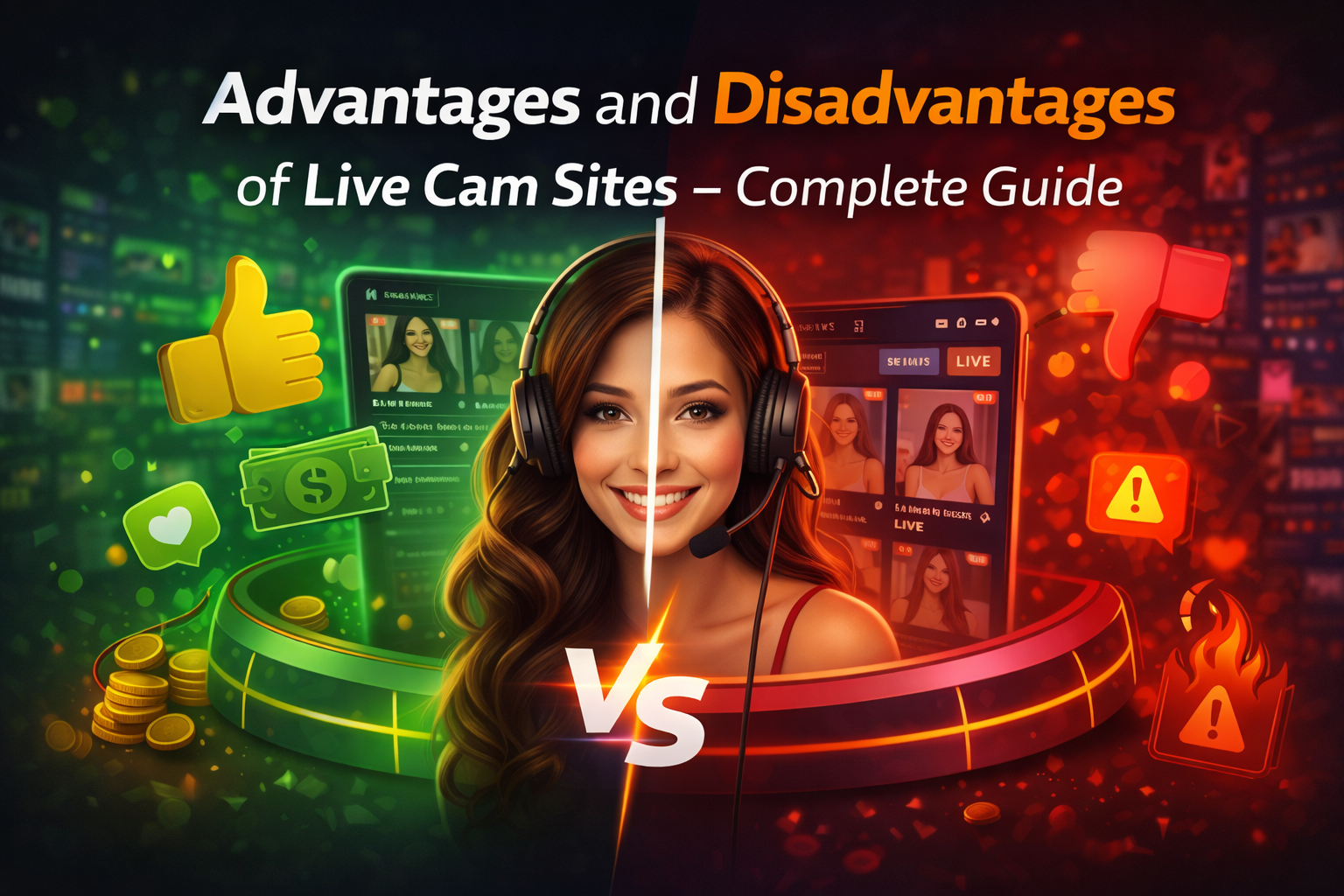 Advantages and Disadvantages of Live Cam Sites – Complete Guide