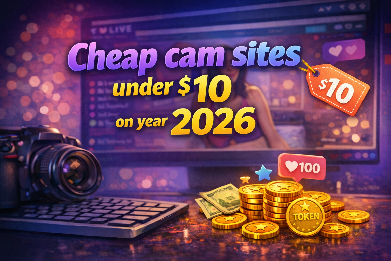 Top 5 Cheap Cam Sites Under $10 in 2026 - Best Budget-Friendly Cams