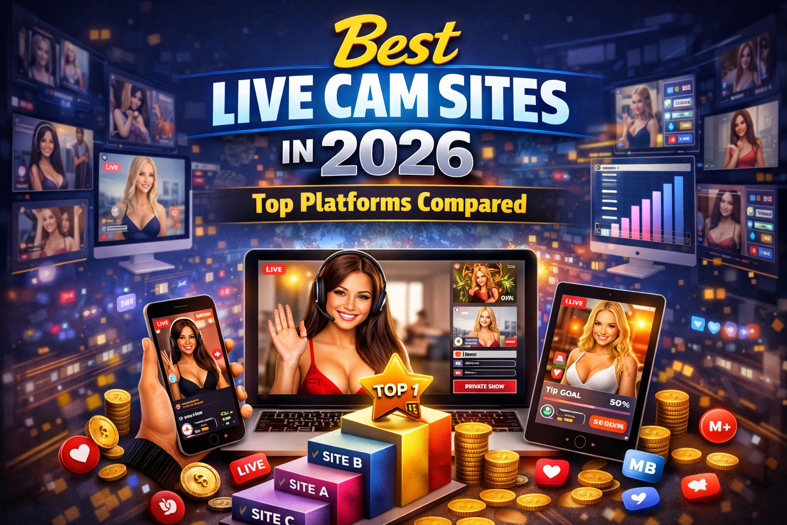 Best Live Cam Sites in 2026 – Top Platforms Compared