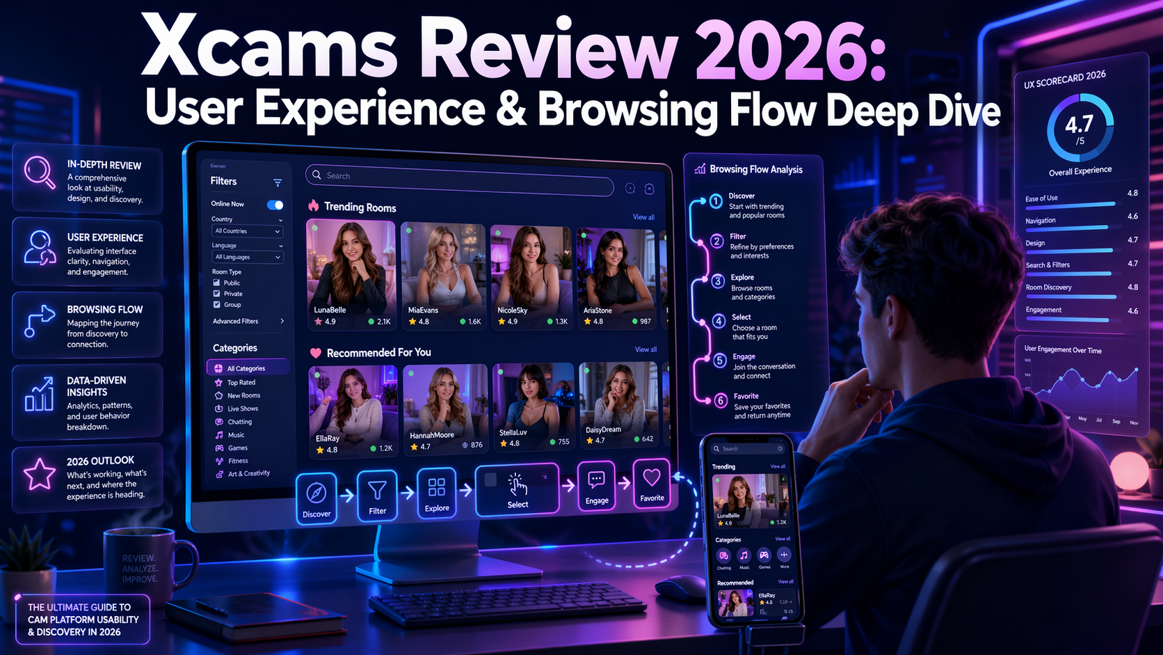 Xcams Review 2026: Honest Look at Browsing Flow, User Experience & Platform Feel